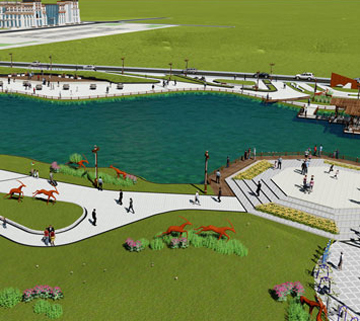 那曲羌塘城水景公园建设项目