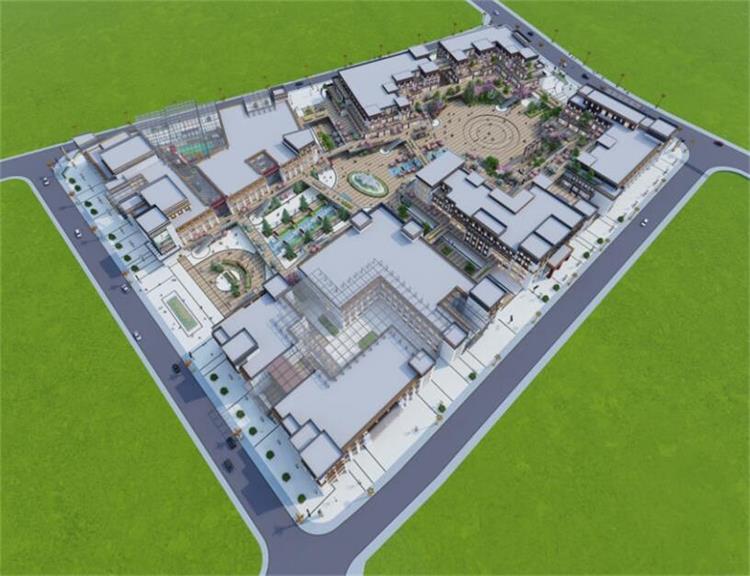 那曲藏北高原生态商业长廊建设项目（B地块)一—景观设计